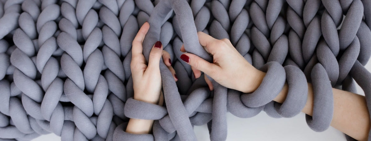  Arm Knitting Yarn for Chunky Braided Knot Throw