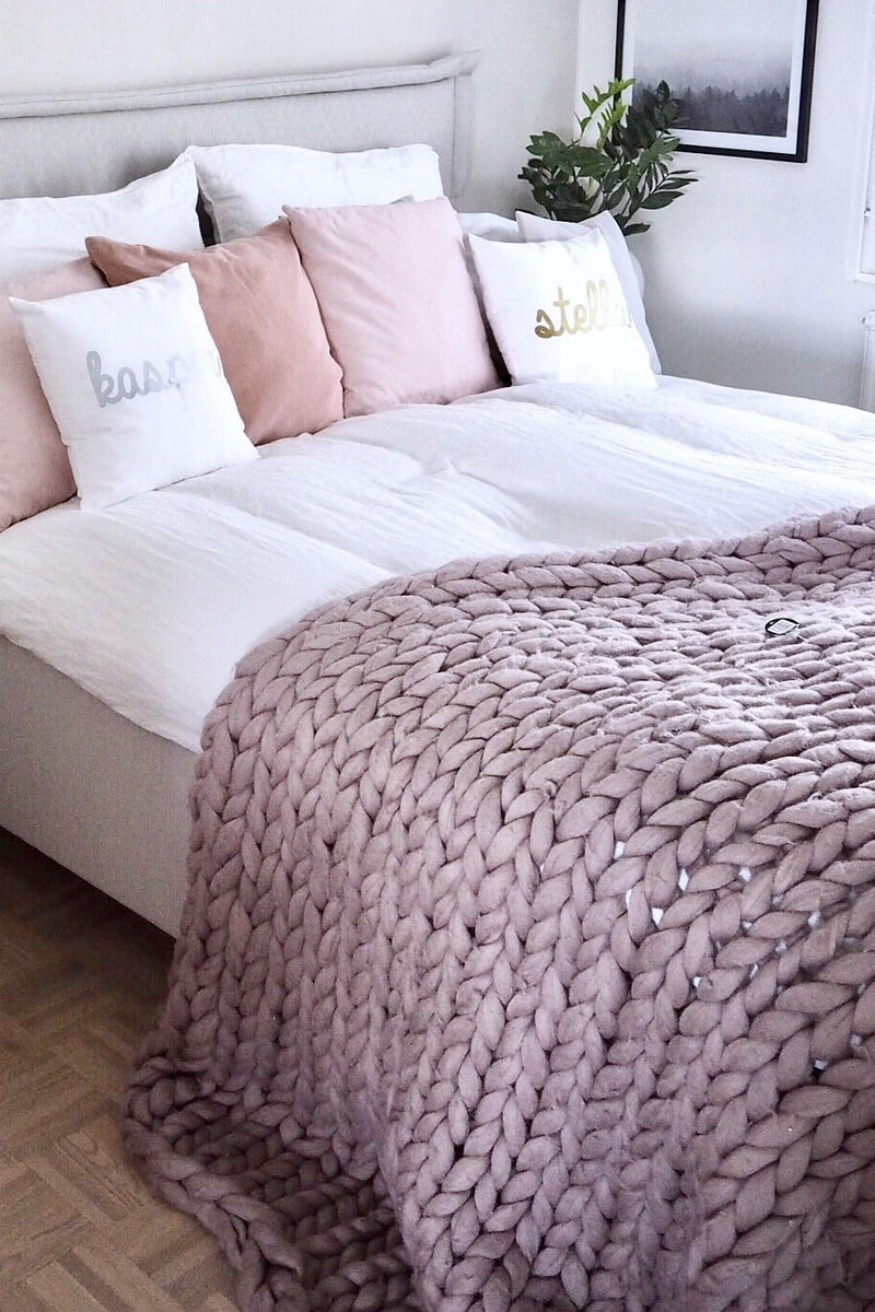 Chunky quilted online blanket