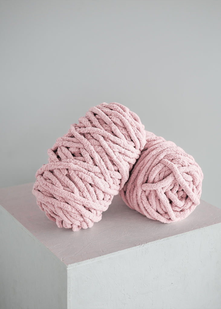 Diy Chunky Yarn Chenille Yarn Ball Baby Pink 1136