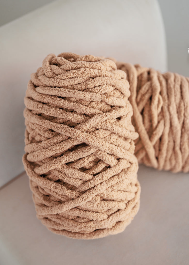 Diy Chunky Yarn Chenille Yarn Ball Teddy Brown 1142