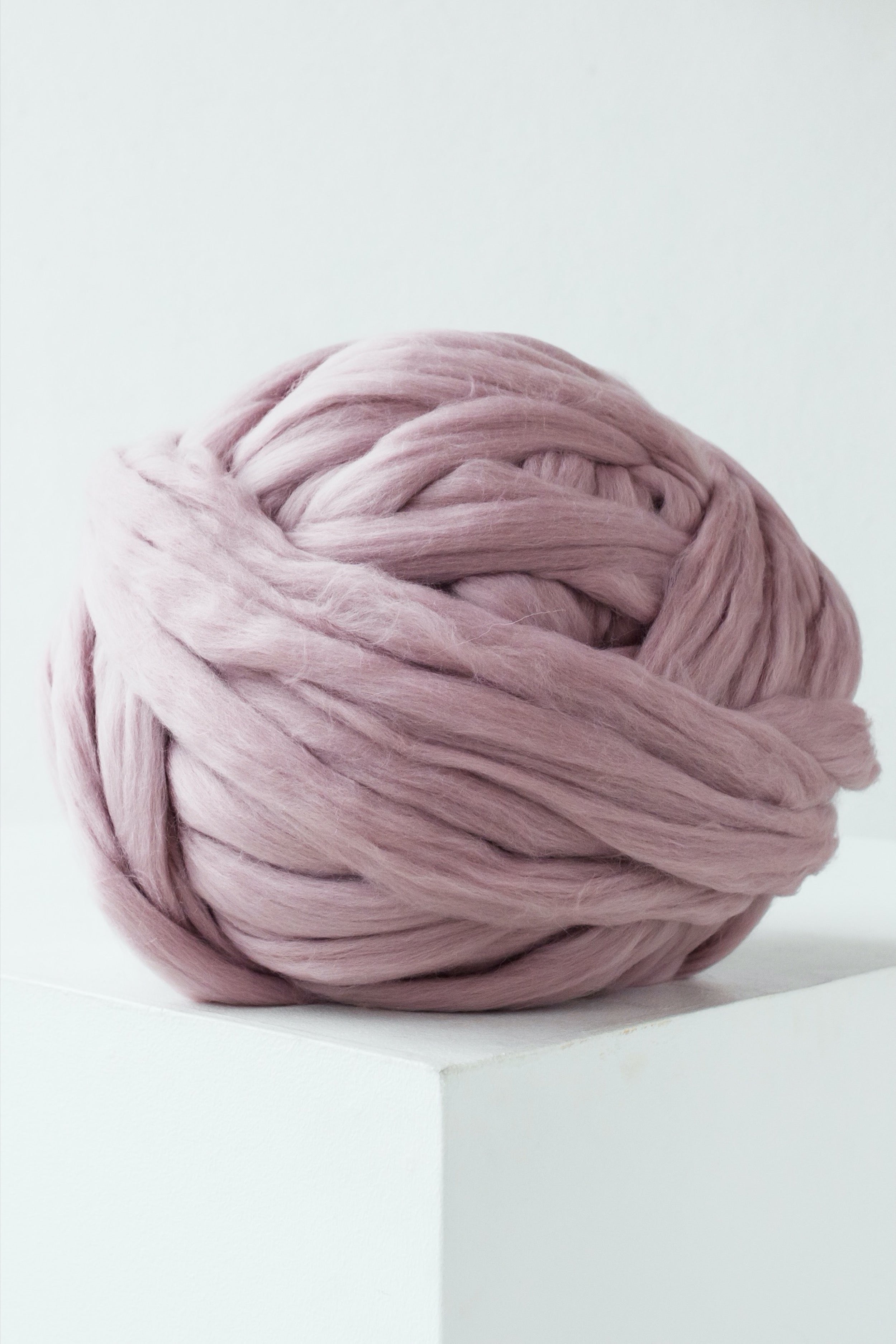 Mauve Chunky Knit Yarn