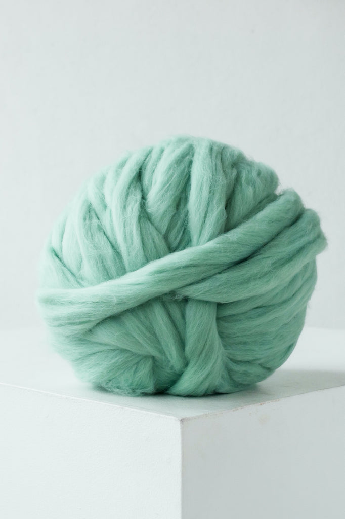 Forest Green Super Chunky Yarn. Cheeky Chunky Yarn by Wool Couture