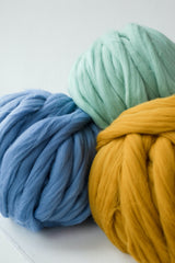Mint Color Chunky Knit Yarn