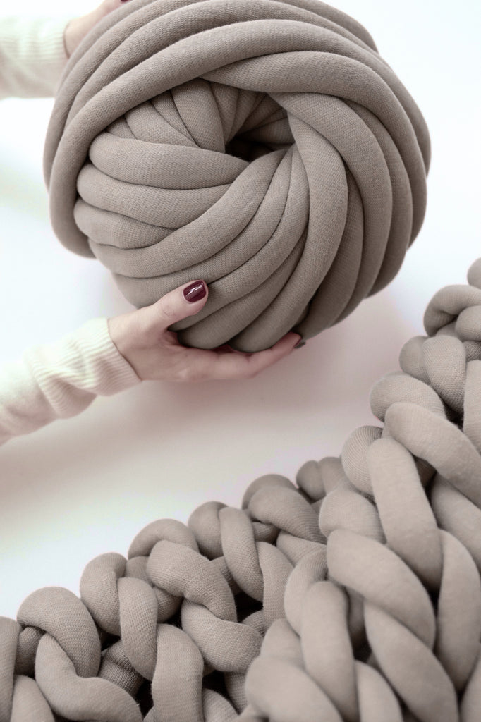 Chunky Cotton Yarn Giant Yarn For Blanket Pillow DIY 1 Roll/20