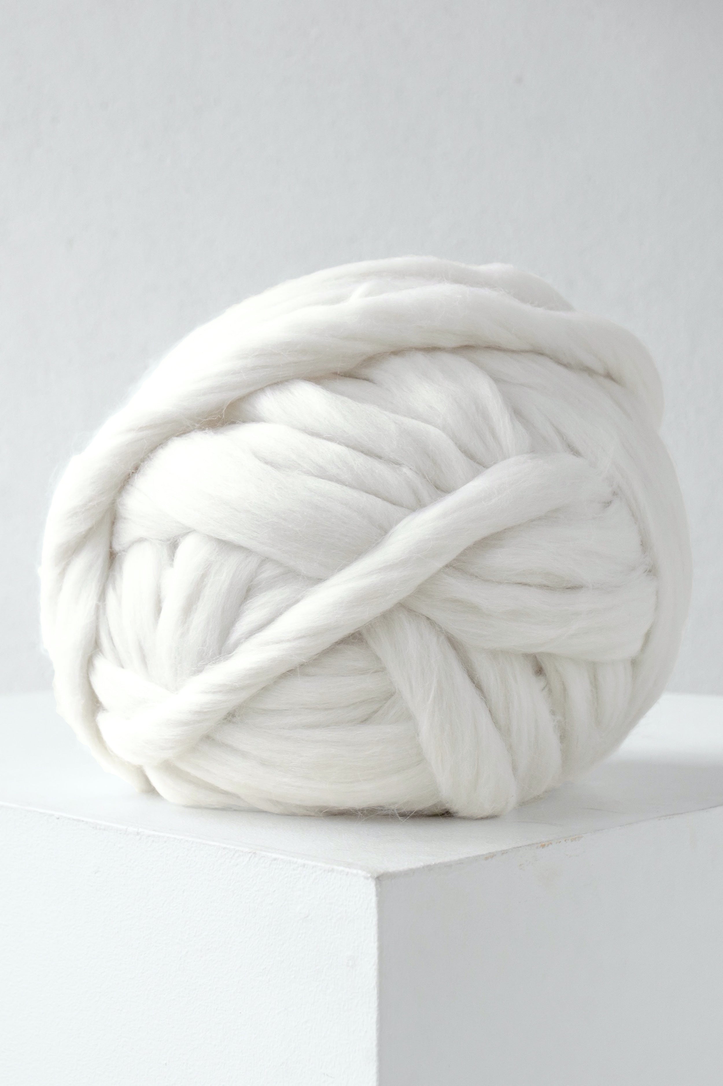 Chunky knit yarn