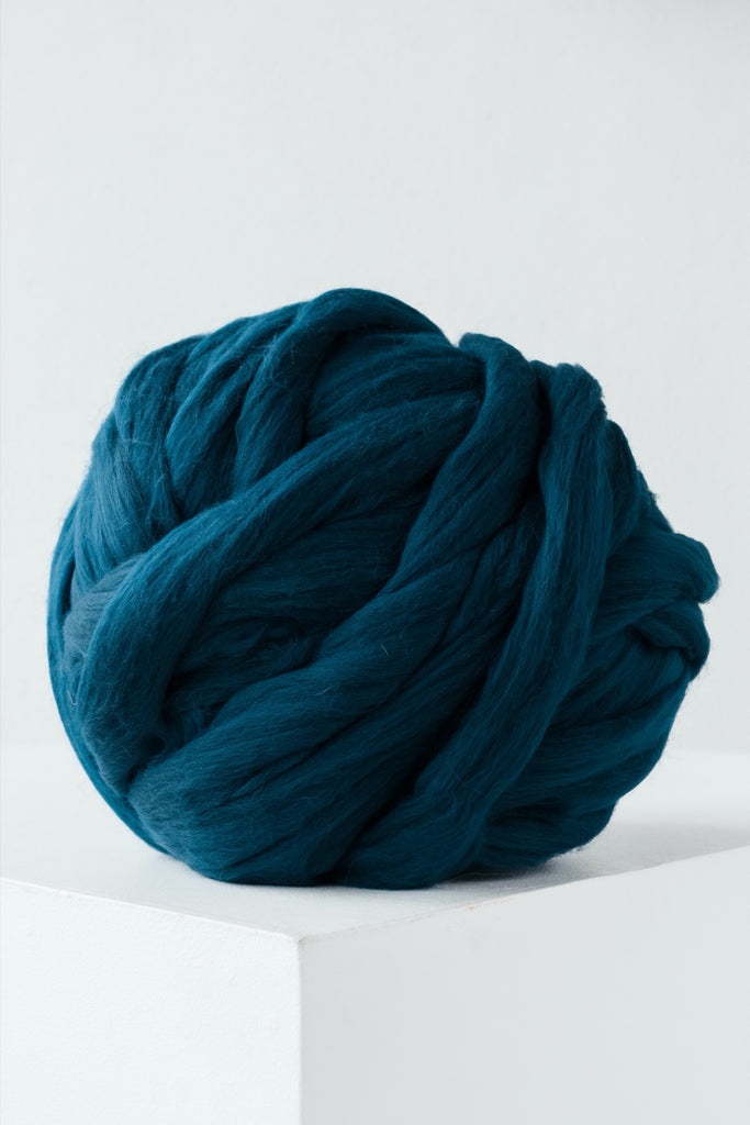 Diy Chunky Yarn Chunky Knit Wool Yarn Teal 393 Vertical