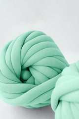 Green - Cotton Tube Yarns  Learn How To Arm Knit With Our DIY Kits — Click  and Craft